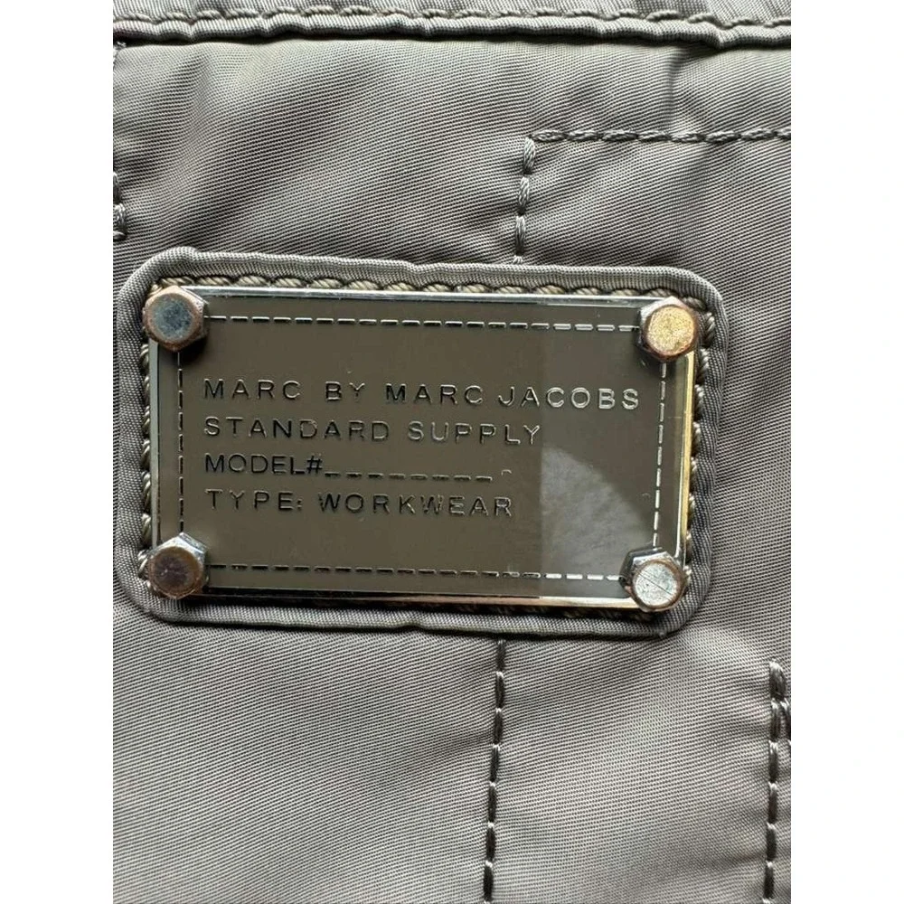 Marc by Marc Jacobs Quilted Nylon Workwear Laptop‎ Bag Taupe 15
